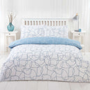 Lewis's Pebble Duvet Set - Navy