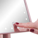 Bauer Mirror Tri Fold with 24 LED Lights