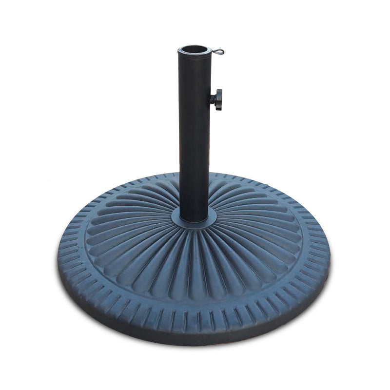 Lewis's Milano Pattern Effect Parasol Base – Cast Iron Parasol Base 13kg