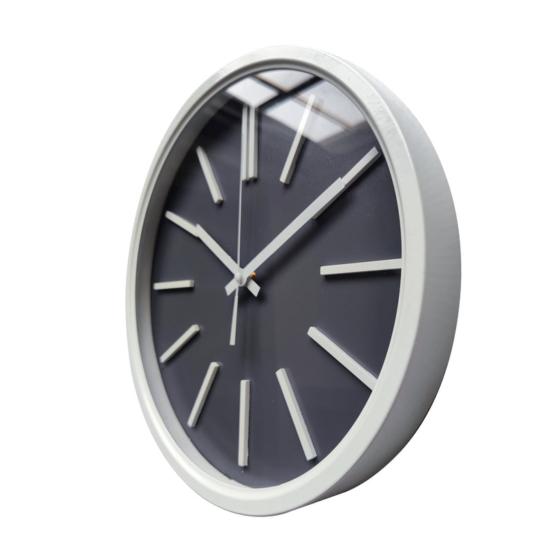 Lewis's Wall Clock - Grey and White 35x35x5.5cm