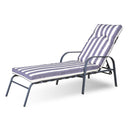 Silver & Stone Windsor Premium Padded Striped Sun Lounger 200cm