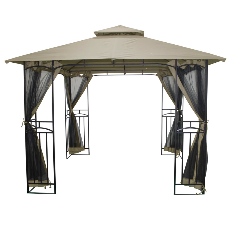 Silver & Stone Outdoor Winchester Premium Gazebo 3m x 3m - Beige
