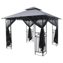Silver & Stone Outdoor Winchester Premium Gazebo 3m x 3m - Grey