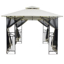 Silver & Stone Outdoor Winchester Premium Gazebo 3m x 3m - Beige