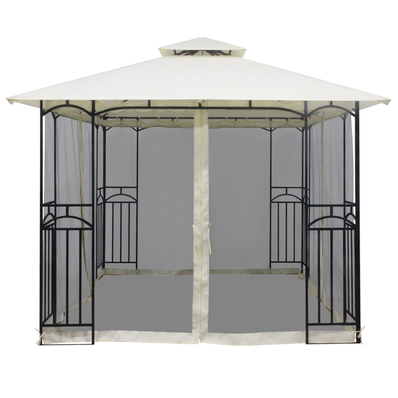 Silver & Stone Outdoor Winchester Premium Gazebo 3m x 3m - Beige