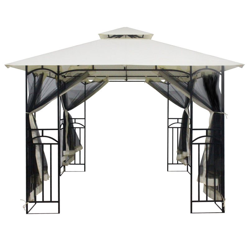 Silver & Stone Outdoor Winchester Premium Gazebo 3m x 3m - Beige