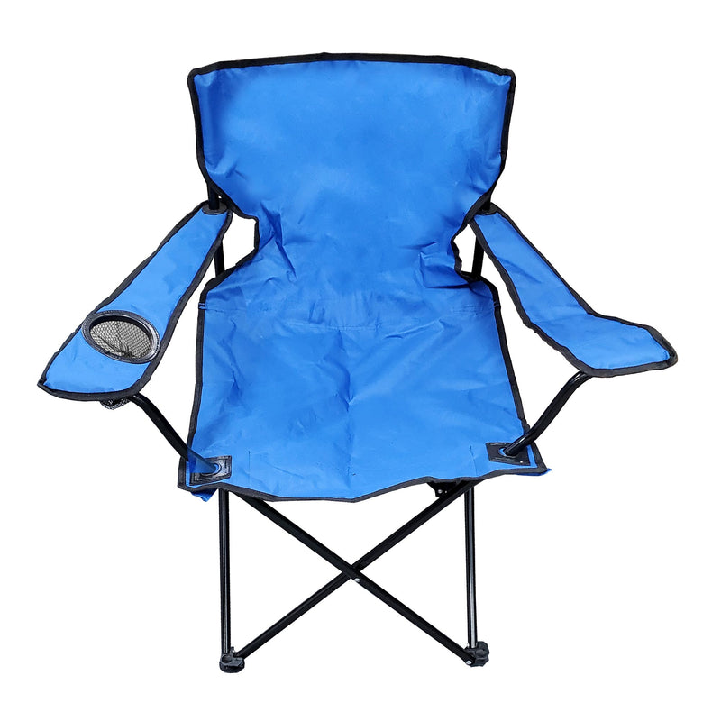 Steel Single Seat Camping Chair - Blue