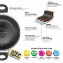 Sovereign Stone 24cm Scratch Resistant Easy Clean Non Stick Stockpot & Lid