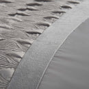 Lewis's Aria Quilted Satin Panel Luxury Duvet Set - Silver