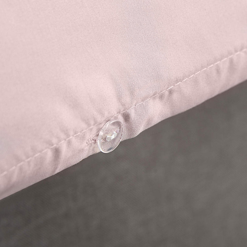 Lewis's Amelia Crushed Velvet Duvet Set - Blush Pink