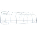 Outsunny Galvanised Steel Walk-in Greenhouse 6 x 3M Green