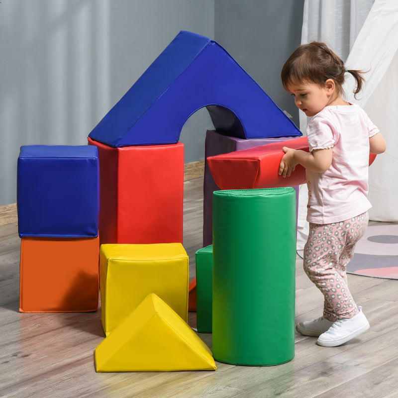 HOMCOM Kids 11 Piece Soft Play Set
