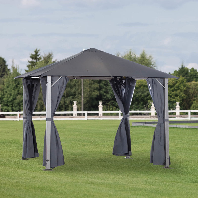 Outsunny Gazebo Grey