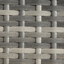 Outsunny PE Rattan Outdoor Coffee Table, Modern Rattan Side Table, Mixed Grey