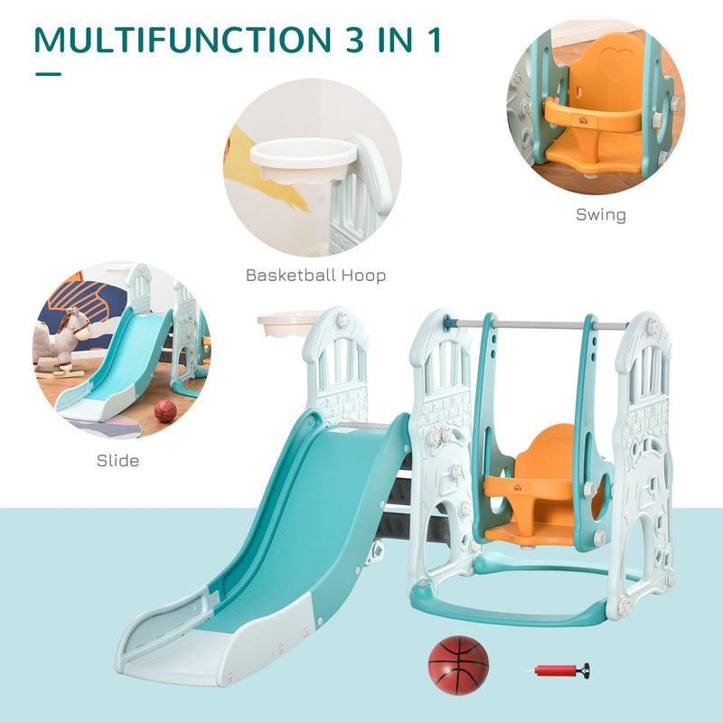 Kids Swing And Slide Set