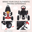 Kids Ride on Pedal Go Kart - Red