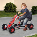 Kids Pedal Go Kart - Red & Black