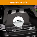 HOMCOM Folding Aluminium Wheelchair Ramp 122x73cm 272KG Capacity for Home