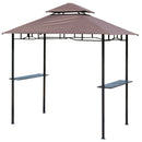 Outsunny Grill Gazebo Brown