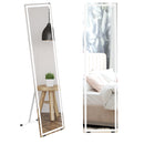 HOMCOM LED Lighted Full Length Mirror Dimmable Full Size Body Mirror for Bedroom