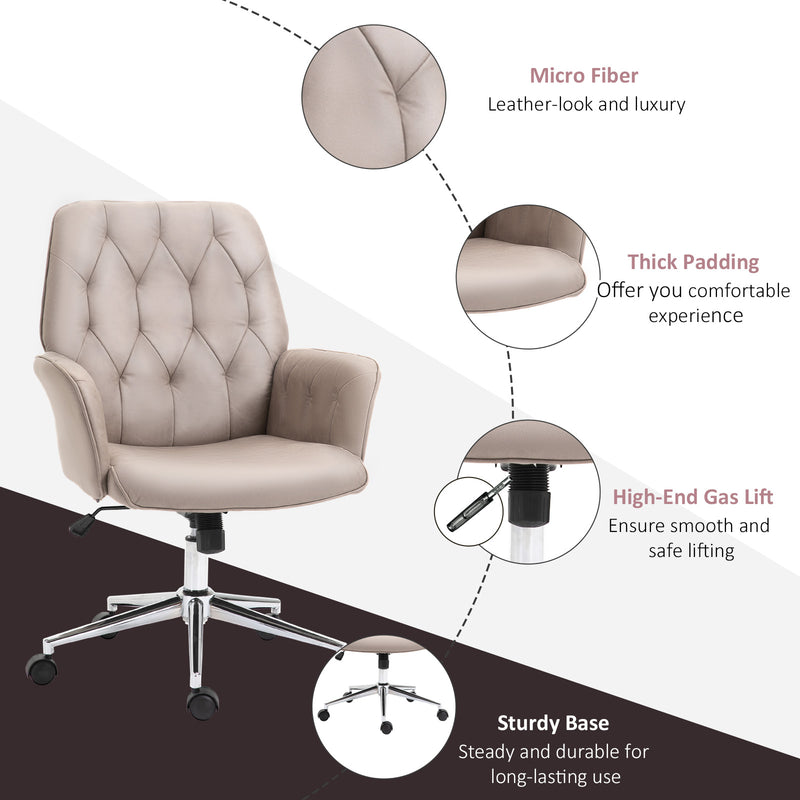 Vinsetto Office Chair - Grey