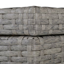 Outsunny 4 PCs Rattan Wicker Sofa Set Conservatory Furniture w/ Side Storage Box