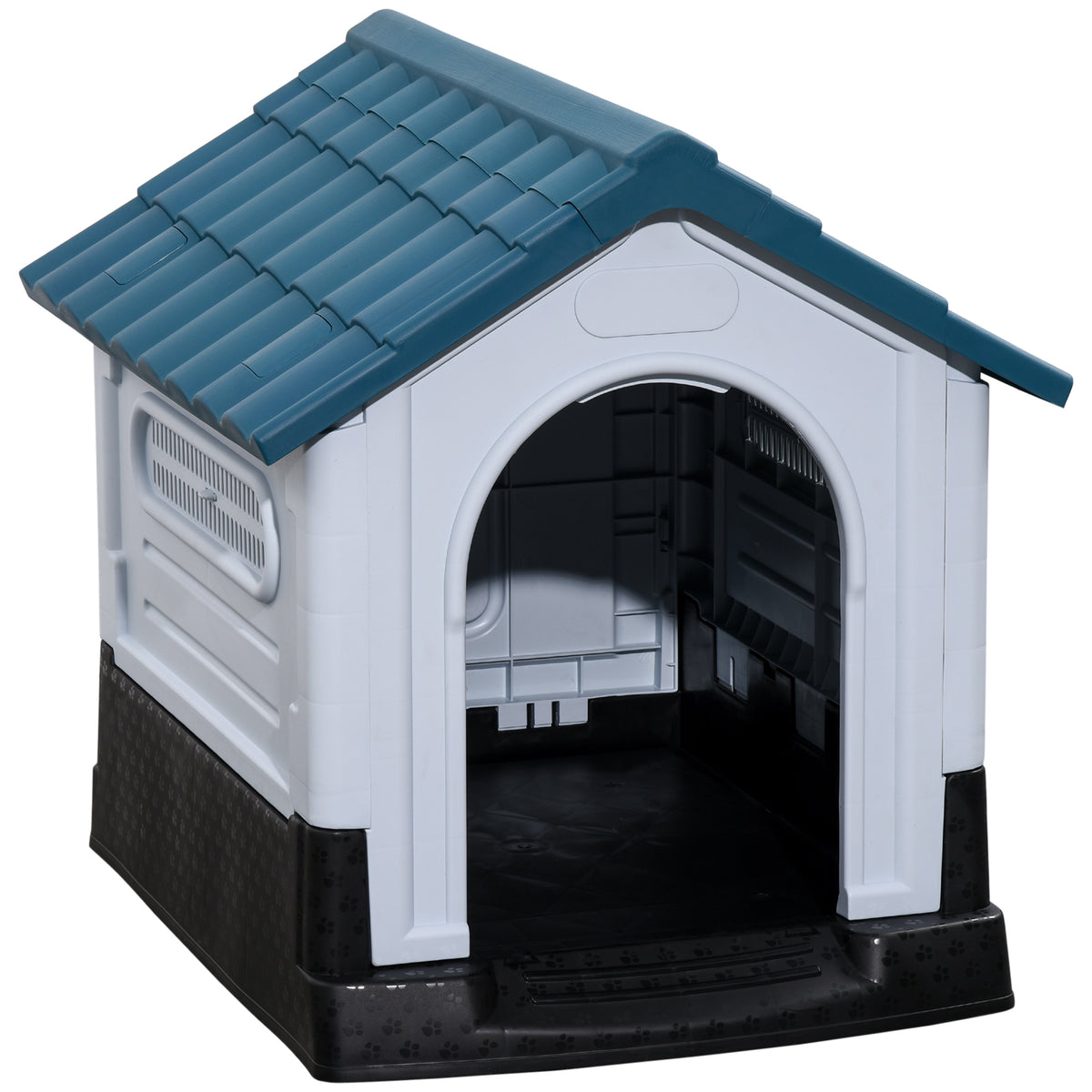 PawHut Dog Kennel for Outside Plastic Dog House for XS Dogs, x 57