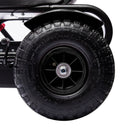 HOMCOM Children Pedal Go Kart w/ Adjustable Seat, Inflatable Tyres - Black