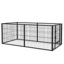 PawHut Heavy Duty 6 Panel Pet Playpen for Small Dogs, 82.5-150 x 61cm