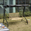 Outsunny-2 Seater Hanging Swing Bench - Wood