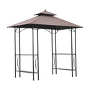 Outsunny 2.5x1.5m BBQ Tent Canopy Patio Outdoor Awning Gazebo Party Sun Shelter