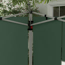 Outsunny Gazebo Side Panels for 3x3(m) or 3x4m Pop Up Gazebo, 2 Pack, Green