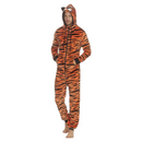 Men's Tiger Snuggle Fleece Onesie