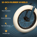 Kids Balance Bike with Basket - Blue