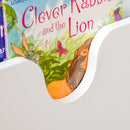 HOMCOM Kids Toy Storage Box, with Gas Hinge – White & Brown