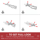 HOMCOM Christmas Tree Snow Dipped Slim 6' with Pine Cones & Berries