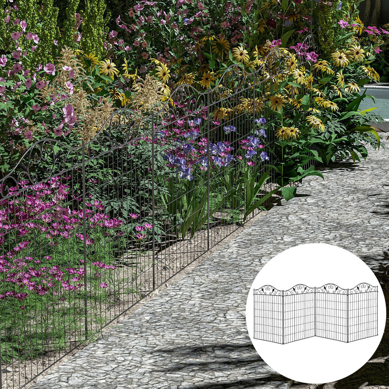 Fence edging for online dogs