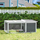 Pawhut Easy Access Rabbit Hutch