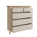 Beverley Dove Grey  Chest of Drawers 2 Over 3 80 x 40 x 95 cm