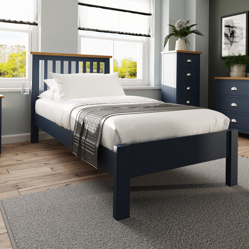 Aldeburgh Blue Bed 3' Single