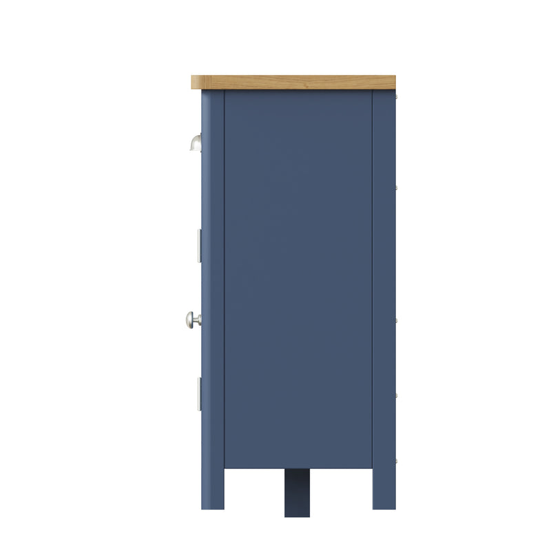 Aldeburgh Blue Sideboard with 3 Doors 130 x 40 x 85 cm