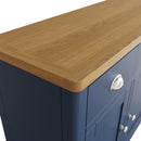 Aldeburgh Blue Sideboard with 3 Doors 130 x 40 x 85 cm