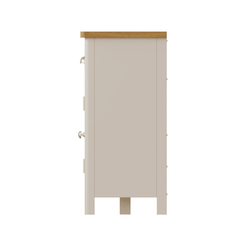 Beverley Dove Grey  Sideboard with 3 Doors 130 x 40 x 85 cm