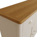 Beverley Dove Grey  Sideboard with 3 Doors 130 x 40 x 85 cm