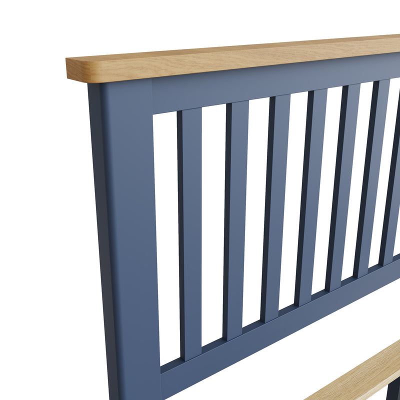 Aldeburgh Blue Bed 4'6" Double