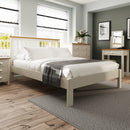 Beverley Dove Grey  Bed 4'6" Double 152 x 201 x 105 cm