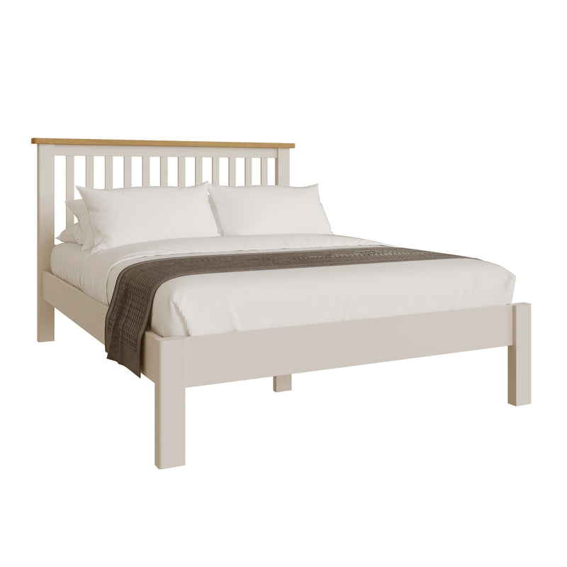 Beverley Dove Grey  Bed 4'6" Double 152 x 201 x 105 cm