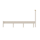 Beverley Dove Grey  Bed 4'6" Double 152 x 201 x 105 cm