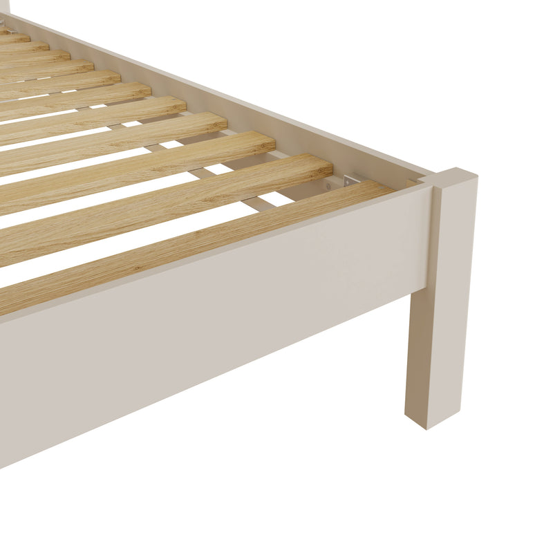 Beverley Dove Grey  Bed 4'6" Double 152 x 201 x 105 cm
