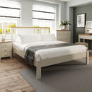 Beverley Dove Grey  Bed 5' King 168 x 211 x 105 cm